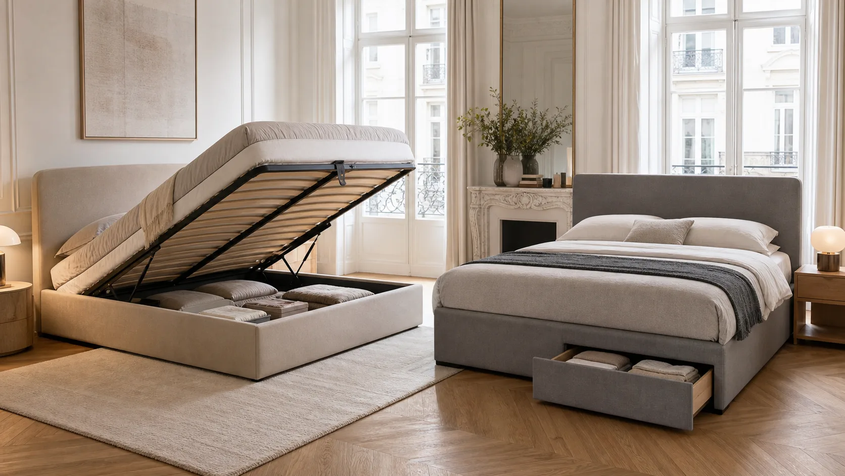 Lit coffre Emma ou Tediber : lequel s’adapte à votre chambre ?