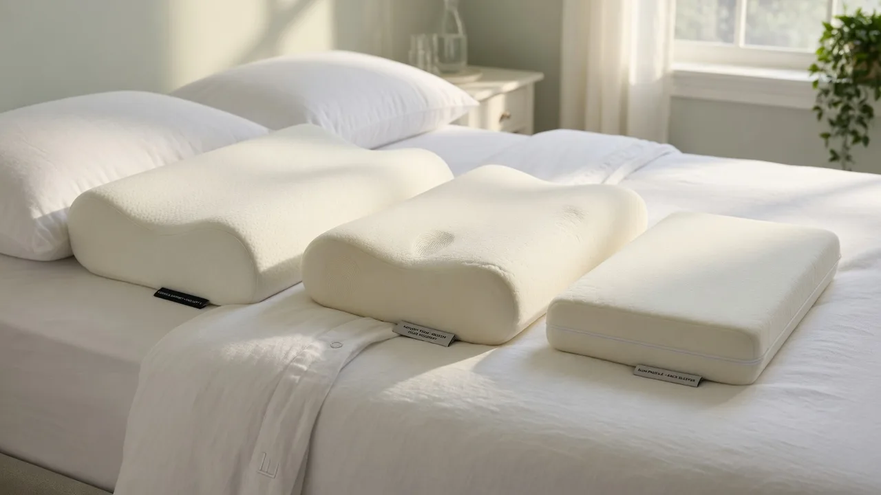 Oreiller mémoire de forme comparatif : le bon modèle selon votre position de sommeil